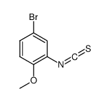 Benzene, 4-bromo-2-isothiocyanato-1-methoxy- (9CI) structure