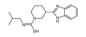1-Piperidinecarbothioamide,3-(1H-benzimidazol-2-yl)-N-(2-methylpropyl)-(9CI)结构式