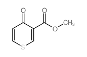 methyl 4-oxothiopyran-3-carboxylate结构式