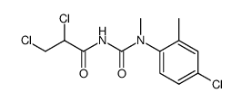 1-(4-Chloro-2-methyl-phenyl)-3-(2,3-dichloro-propionyl)-1-methyl-urea Structure