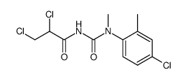 1-(4-Chloro-2-methyl-phenyl)-3-(2,3-dichloro-propionyl)-1-methyl-urea结构式