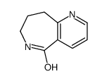 6,7,8,9-tetrahydropyrido[3,2-c]azepin-5-one结构式