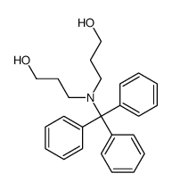 3-[3-hydroxypropyl(trityl)amino]propan-1-ol结构式