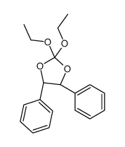 (4S,5S)-2,2-diethoxy-4,5-diphenyl-1,3-dioxolane Structure