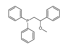 (2-methoxy-2-phenylethyl)-diphenylphosphane Structure