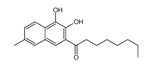 1-(3,4-dihydroxy-7-methylnaphthalen-2-yl)octan-1-one Structure