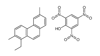 1-ethyl-2,6-dimethylphenanthrene,2,4,6-trinitrophenol Structure