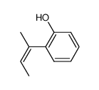 2-((Z)-1-Methyl-propenyl)-phenol结构式