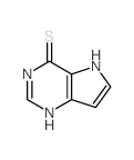 3,5,9-triazabicyclo[4.3.0]nona-3,7,10-triene-2-thione结构式