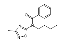 N-butyl-N-(3-methyl-[1,2,4]oxadiazol-5-yl)-benzamide Structure