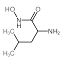 Pentanamide,2-amino-N-hydroxy-4-methyl- Structure