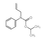 propan-2-yl N-phenyl-N-prop-2-enyl-carbamate Structure