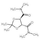 (4R,5R)-N,N,N',N'-2,2-Hexamethyl-1,3-dioxolane-4,5-dicarboxamide Structure