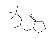 2-(2,4,4-trimethylpentyl)cyclopentan-1-one Structure