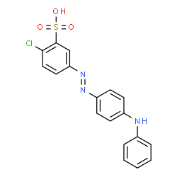 2-Chloro-5-[[4-(phenylamino)phenyl]azo]benzenesulfonic acid picture