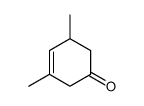 3,5-dimethylcyclohex-3-en-1-one structure