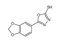5-BENZO[1,3]DIOXOL-5-YL-[1,3,4]OXADIAZOLE-2-THIOL picture