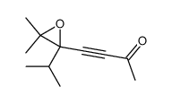 4-(3,3-Dimethyl-2-isopropyloxiranyl)-3-butyn-2-one structure