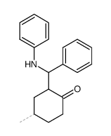 2-(α-anilino-benzyl)-4-methyl-cyclohexanone结构式