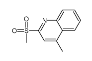 2-METHANESULFONYL-4-METHYL-QUINOLINE Structure