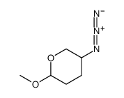 5-azido-2-methoxyoxane Structure