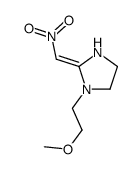 1-(2-methoxyethyl)-2-(nitromethylidene)imidazolidine结构式