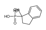 (1-amino-2,3-dihydroinden-1-yl)phosphonic acid Structure