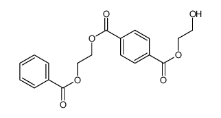 4-O-(2-benzoyloxyethyl) 1-O-(2-hydroxyethyl) benzene-1,4-dicarboxylate Structure