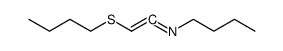 N-Butyl-S-butylthioketen-imin结构式