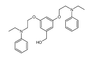 [3,5-bis[2-(N-ethylanilino)ethoxy]phenyl]methanol Structure