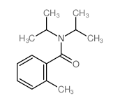 2-methyl-N,N-dipropan-2-yl-benzamide结构式