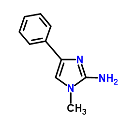 1-Methyl-4-phenyl-1H-imidazol-2-amine Structure