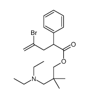 2-(2-Bromoallyl)-2-phenylacetic acid 3-(diethylamino)-2,2-dimethylpropyl ester structure