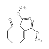 dimethyl (1E)-7-oxocyclooctene-1,8-dicarboxylate Structure