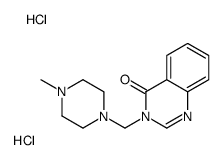 3-[(4-methylpiperazin-1-yl)methyl]quinazolin-4-one,dihydrochloride结构式