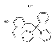 5-(triphenylphosphoniummethyl)salicylaldehyde monochloride结构式