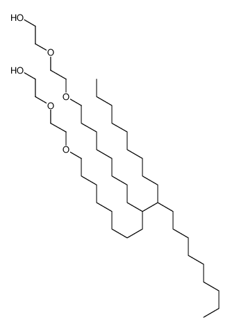 2-[2-[9-[8-[2-(2-hydroxyethoxy)ethoxy]octyl]-10-nonylnonadecoxy]ethoxy]ethanol Structure