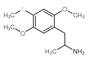 2-(2,5-dimethoxy-4-methylsulfanylphenyl)-1-methyl-ethylamine Structure