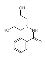N,N-bis(2-hydroxyethyl)benzohydrazide Structure