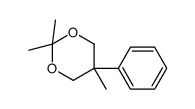 2,2,5-trimethyl-5-phenyl-1,3-dioxane结构式
