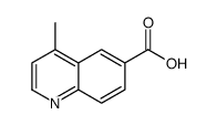 4-Methyl-quinoline-6-carboxylic acid结构式
