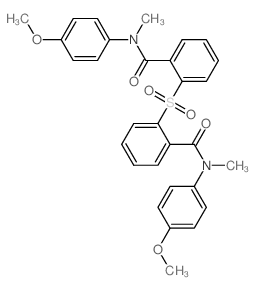 N-(4-methoxyphenyl)-2-[2-[(4-methoxyphenyl)-methyl-carbamoyl]phenyl]sulfonyl-N-methyl-benzamide picture