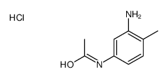 N-(3-amino-4-methylphenyl)acetamide,hydrochloride结构式