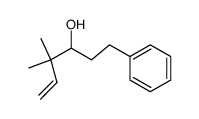 4,4-dimethyl-1-phenyl-hex-5-en-3-ol Structure