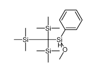 [[methoxy(phenyl)silyl]-bis(trimethylsilyl)methyl]-trimethylsilane结构式