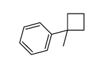 (1-methylcyclobutyl)benzene结构式