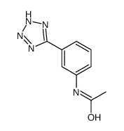 N-[3-(2H-Tetrazol-5-yl)phenyl]acetamide结构式