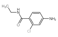 4-amino-2-chloro-N-ethylbenzamide structure