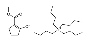 tetrabutylammonium 2-(methoxycarbonyl)cyclopent-1-en-1-olate结构式