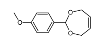 2-(4-methoxyphenyl)-4,7-dihydro-1,3-dioxepine Structure
